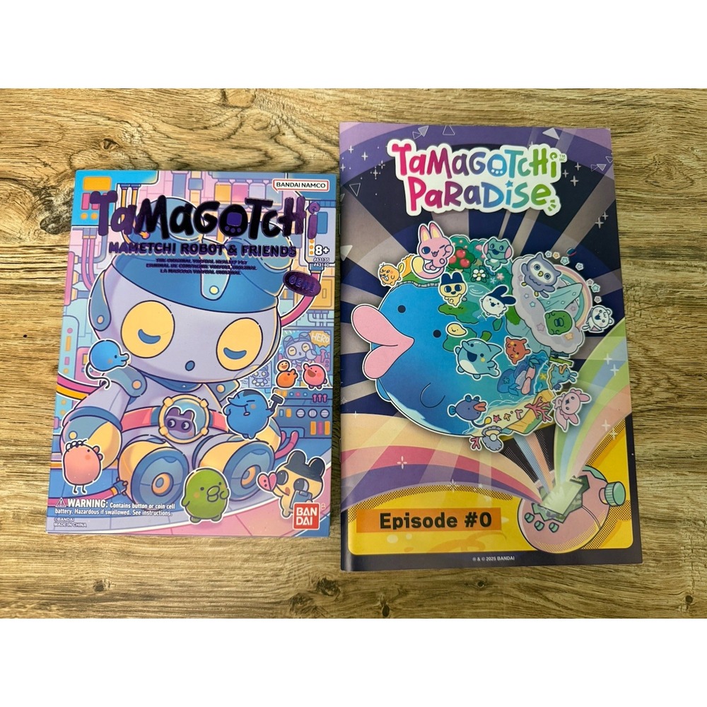 SDCC 2025 L.E. Bandai Tamagotchi Mametchi Robot & Friends w/ Paradise Episode #0